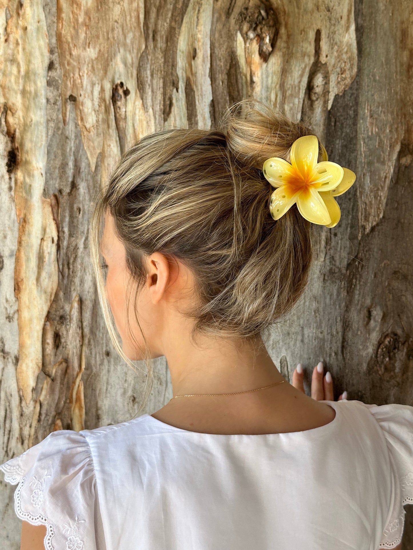 Hawaiian Flower Hair Clips