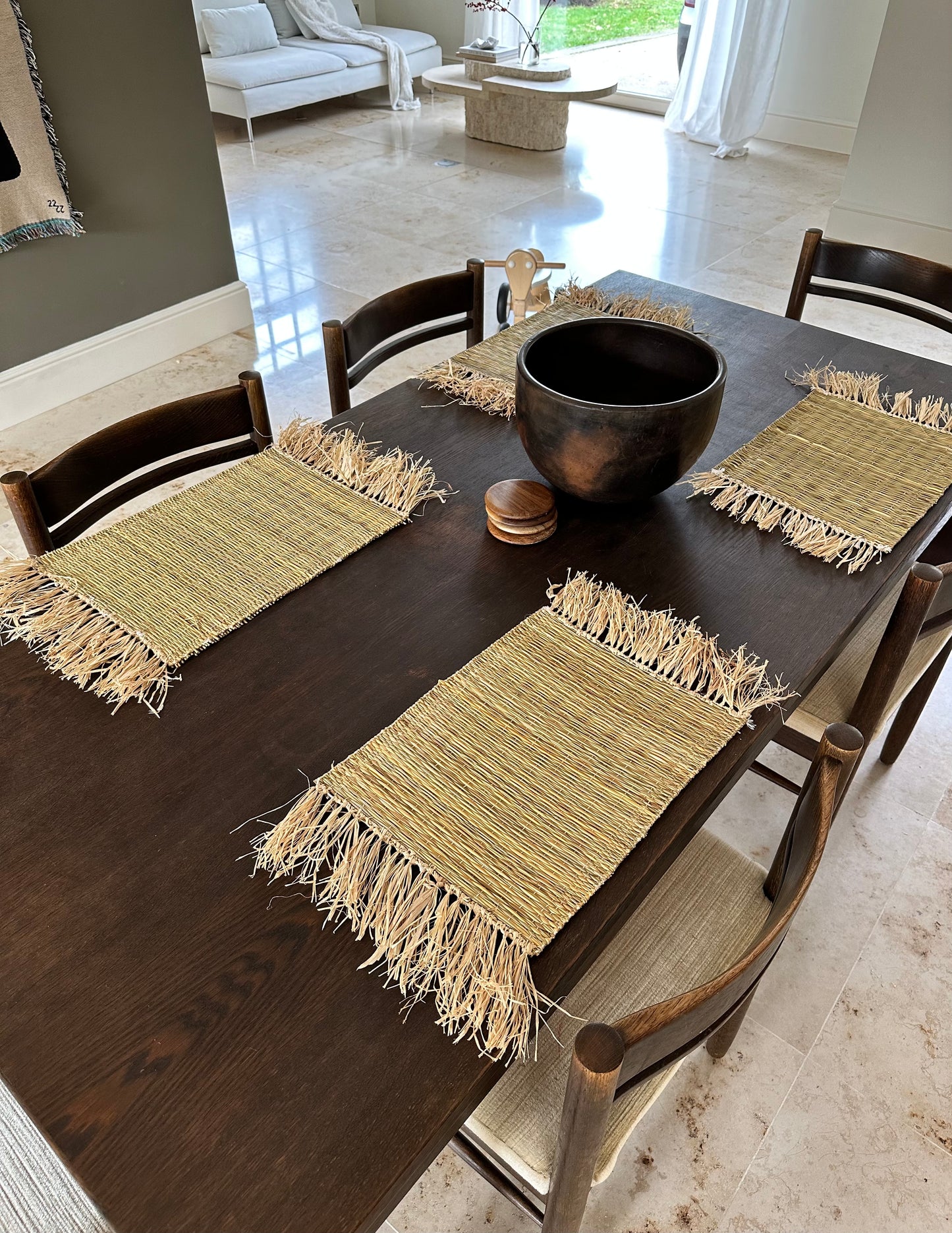 Raffia Placemat- Set of 2