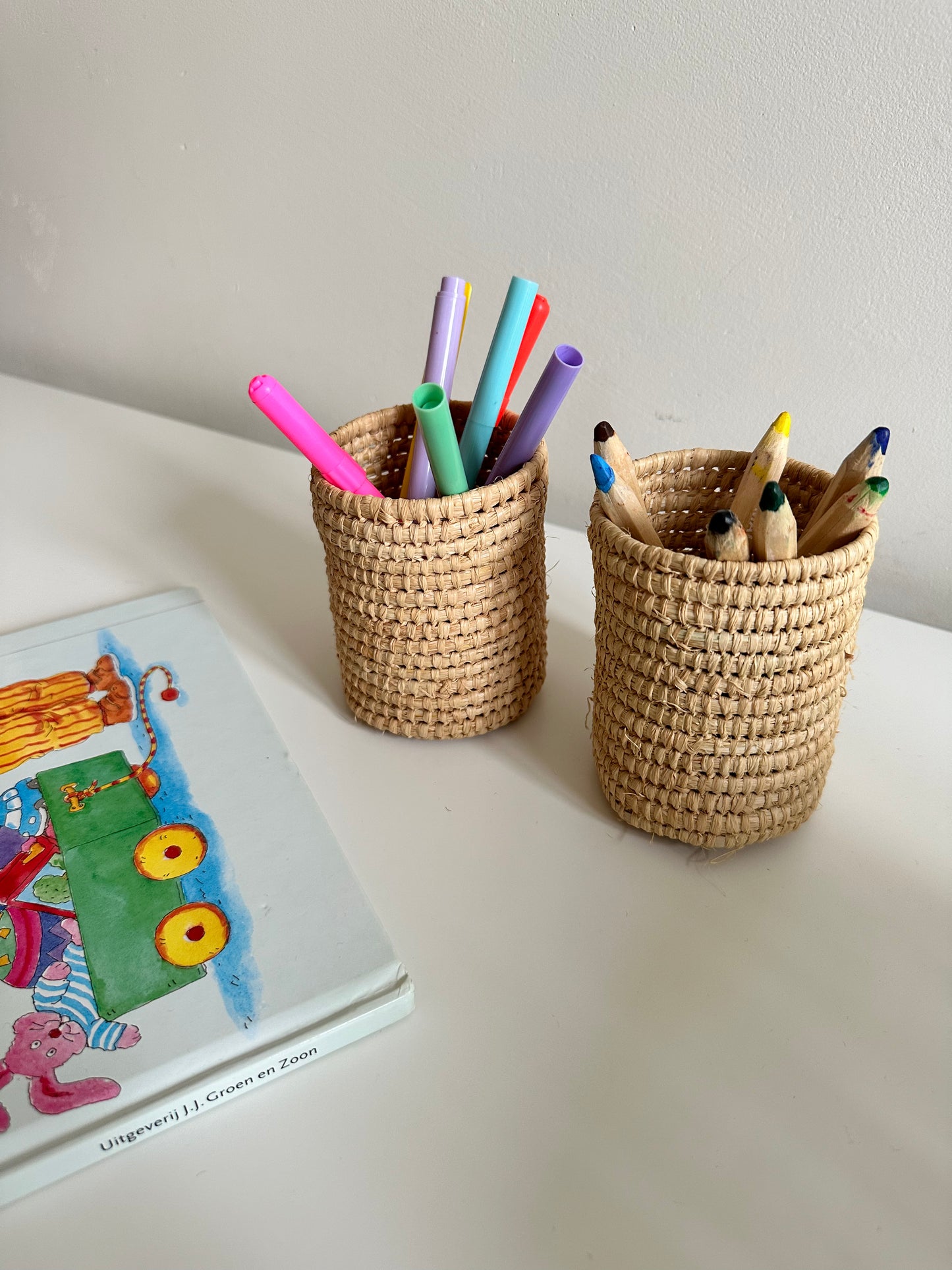 Boho Pencil or make brush holder